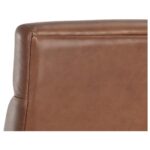Collin Office Chair - Brown - Shalimar Tobacco Leather - Image 15