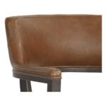 Brylea Dining Armchair - Brown - Shalimar Tobacco Leather - Image 14