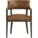 Brylea Dining Armchair - Brown - Shalimar Tobacco Leather - Image 4