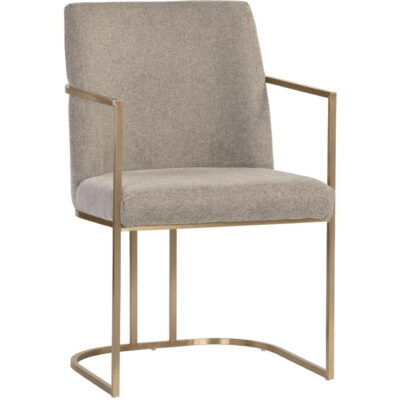 Rayla Dining Armchair - Belfast Oyster Shell