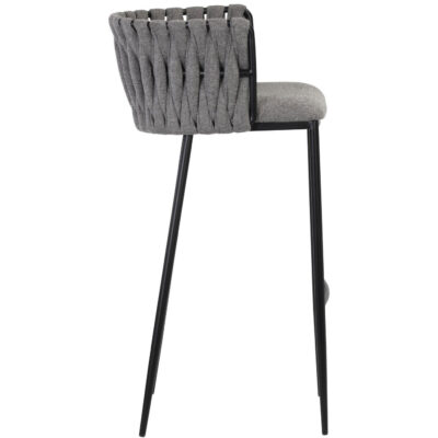 Alternative view of Sarai Barstool - Belfast Koala Grey