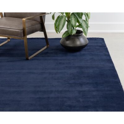 Alternative view of Alaska Hand-Loomed Rug - Navy - 8' X 10'