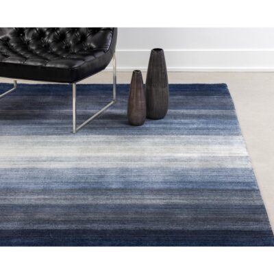 Alternative view of Lagos Hand-Loomed Rug - Blue - 8' X 10'