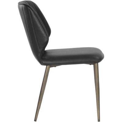 Alternative view of Clinton Dining Chair - Bronze - Bravo Black