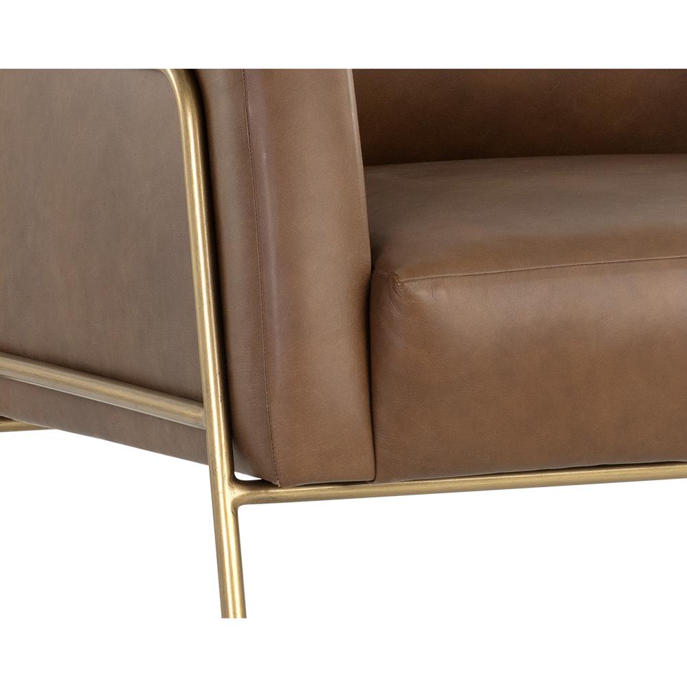 Cybil Lounge Chair - Vintage Caramel Leather - Image 6