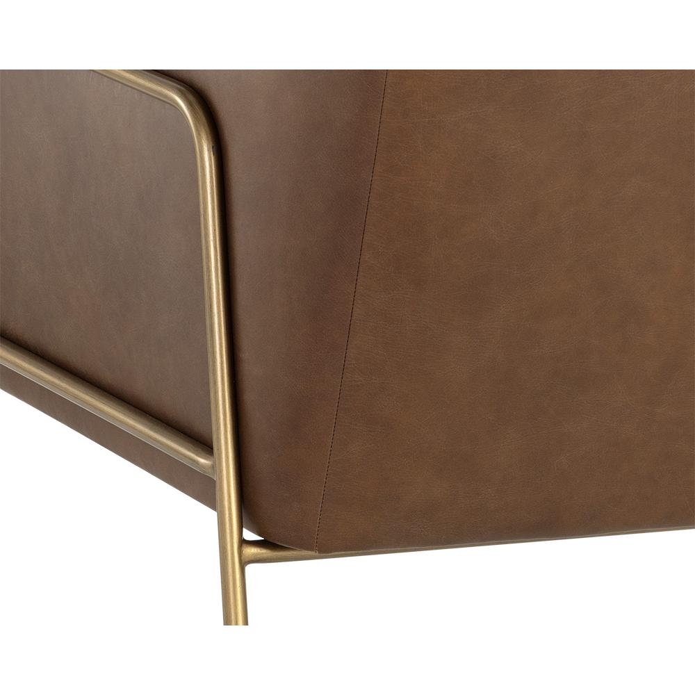 Cybil Lounge Chair - Vintage Caramel Leather - Image 8