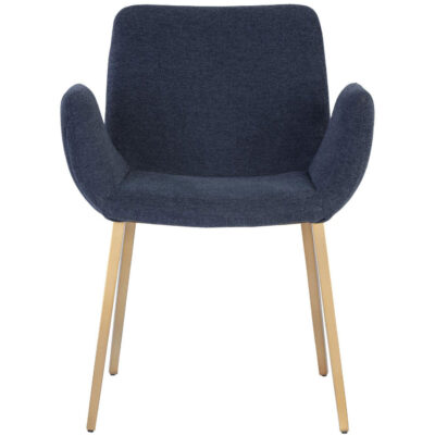 Alternative view of Lucano Dining Armchair - Belfast Navy