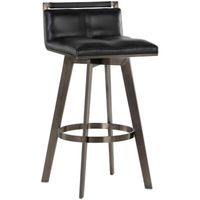 Arizona Swivel Barstool - Castillo Black