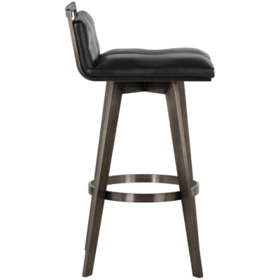 Alternative view of Arizona Swivel Barstool - Castillo Black