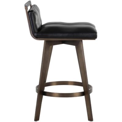 Alternative view of Arizona Swivel Counter Stool - Castillo Black