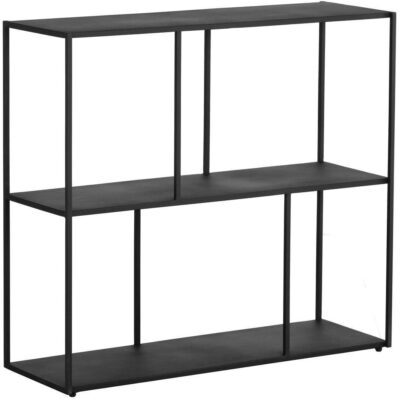 Alternative view of Eiffel Low Bookcase - Medium - Black