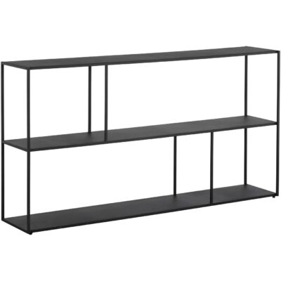Alternative view of Eiffel Low Bookcase - Large - Black