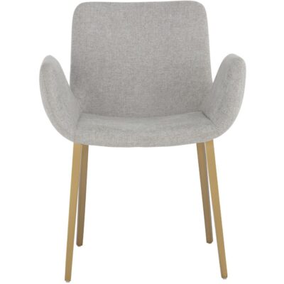 Alternative view of Lucano Dining Armchair - Belfast Heather Grey
