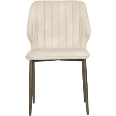 Alternative view of Clinton Dining Chair - Bronze - Bravo Cream
