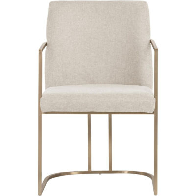Alternative view of Rayla Dining Armchair - Belfast Oatmeal