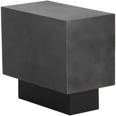 Alternative view of Blakely End Table - Gunmetal