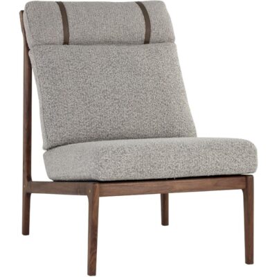 Elanor Lounge Chair - Walnut - Altro Cappuccino
