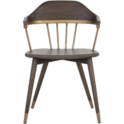 Alternative view of Demi Dining Chair - Dark Brown