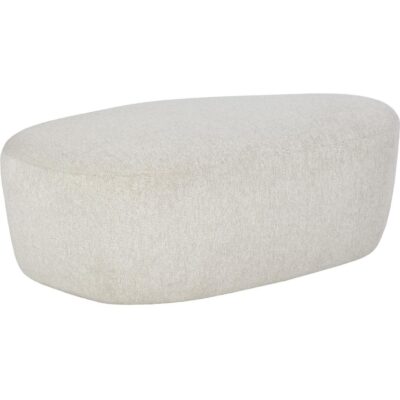 Alternative view of Soraya Ottoman - Dove Cream