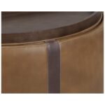 Borelli Wheeled Storage Ottoman - Tobacco Tan / Autumn Chestnut - Image 7