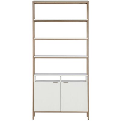 Alternative view of Ambrose Modular Bookcase - Large - Champagne Gold - Cream