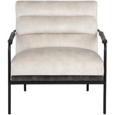 Alternative view of Tristen Lounge Chair - Nono Cream / Nono Dark Green