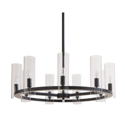 Alternative view of Clarabelle Chandelier - Small - Black