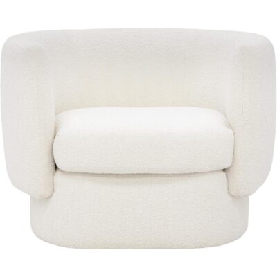 Alternative view of Valence Armchair - Maya White