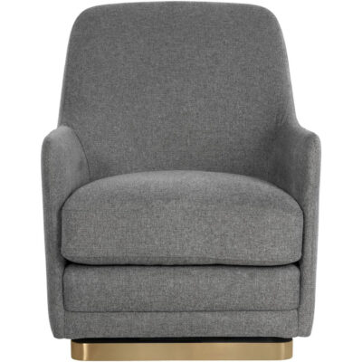 Alternative view of Marcela Swivel Lounge Chair - Belfast Koala Grey