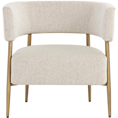 Alternative view of Maestro Lounge Chair - Dove Cream