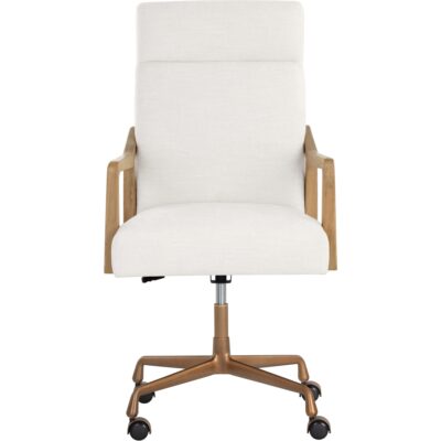 Alternative view of Collin Office Chair - Natural - Heather Ivory Tweed