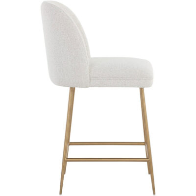 Alternative view of Kelty Counter Stool - Gold - Copenhagen White
