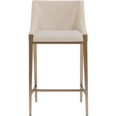 Alternative view of Dionne Counter Stool - Monument Oatmeal