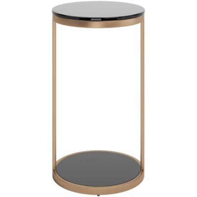 Alternative view of Benjamin End Table - Antique Brass