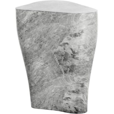 Alternative view of Dali End Table - Small - Marble Look - Grey