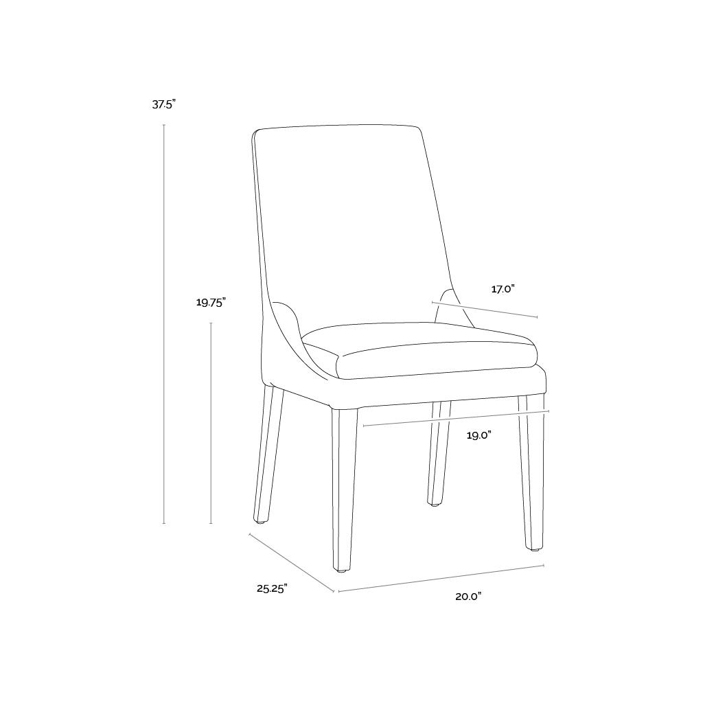 Rosine Dining Chair - Effie Flax - Image 9