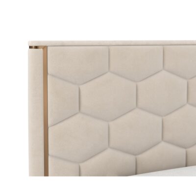 Alternative view of Alisha Bed - King - Meg Taupe