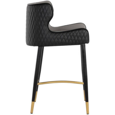 Alternative view of Gianni Counter Stool - Dillon Stratus / Dillon Black