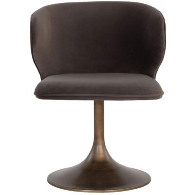 Alternative view of Simone Swivel Dining Chair - Meg Ash