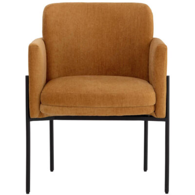 Alternative view of Richie Dining Armchair - Black - Danny Amber