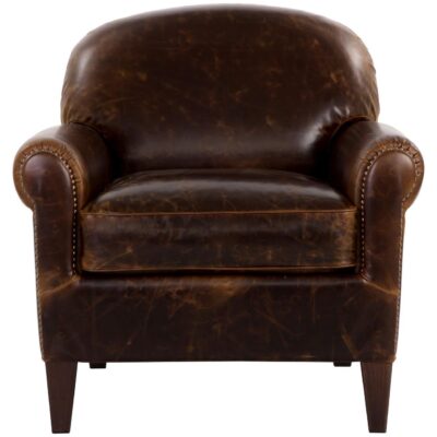 Alternative view of Bastoni Lounge Chair - Chocolate Leather