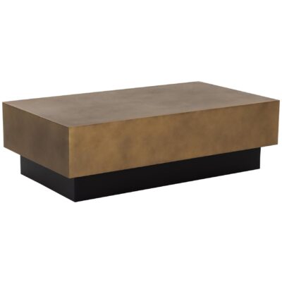 Alternative view of Blakely Coffee Table - Antique Brass