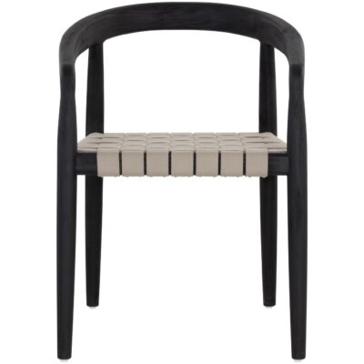 Alternative view of Cayman Dining Armchair - Charcoal