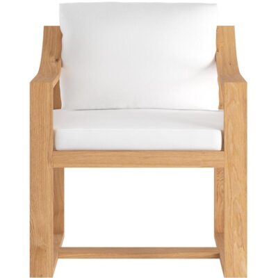 Alternative view of Tahiti Dining Armchair - Stinson White