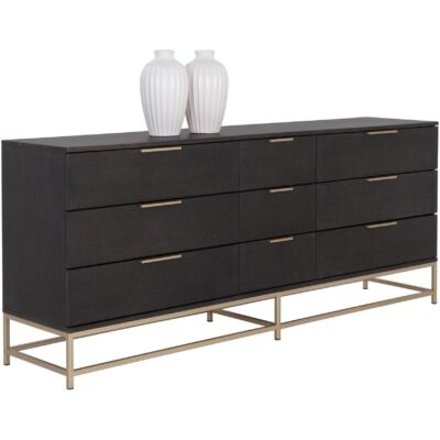 Rebel Dresser - Large - Gold - Charcoal Grey