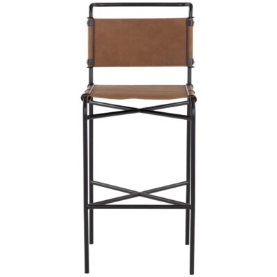 Alternative view of Corrigan Barstool - Cognac Leather