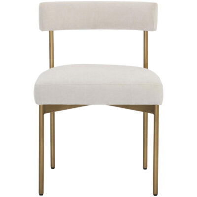 Alternative view of Seneca Dining Chair - Antique Brass - Danny Ivory