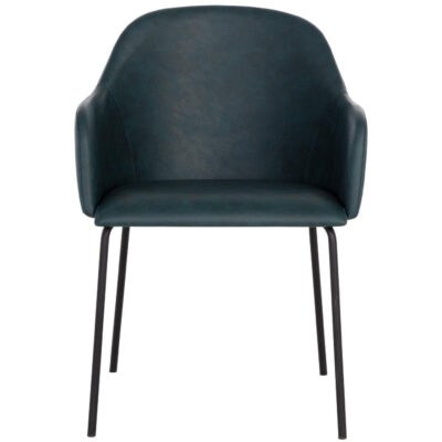Alternative view of Hensley Dining Armchair - Dark Teal