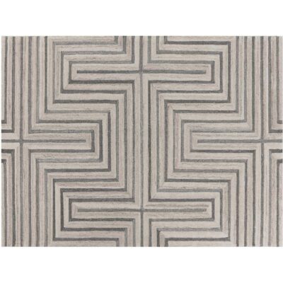 Oslow Hand-Tufted Rug - Beige / Grey - 9' X 12'
