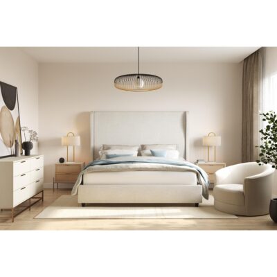 Alternative view of Deva Hand-Woven Rug - Ivory - 6' X 9'